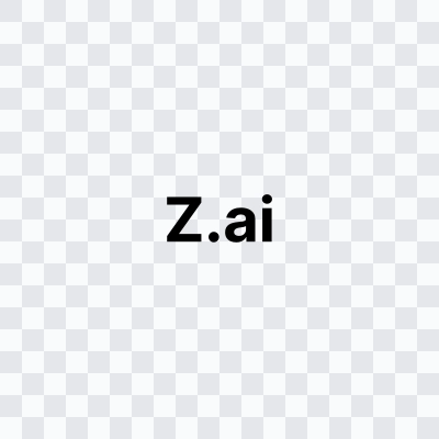 Z AI black logo in SVG format