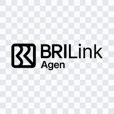 Agen BRILink black logo in PNG format