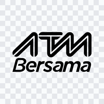 ATM Bersama black logo in PNG format