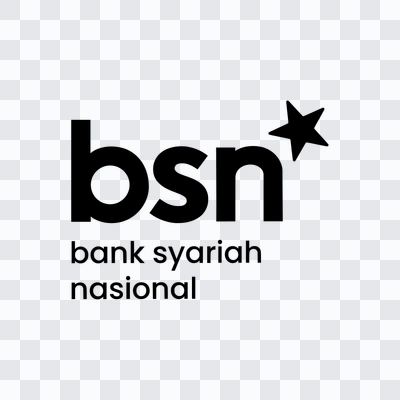 Bank BSN black logo in PNG format