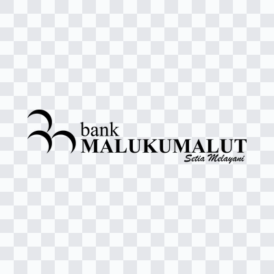 Bank Maluku Malut black logo in PNG format