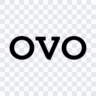 OVO black logo in PNG format