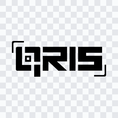 QRIS black logo in SVG format