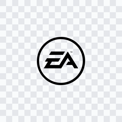 Electronic Arts (EA) black icon in SVG format