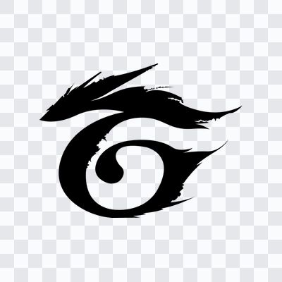 Garena black icon in PNG format