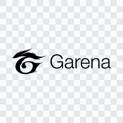 Garena black logo in PNG format