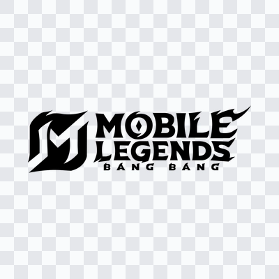 Mobile Legends black logo in PNG format