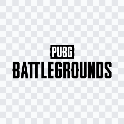 PUBG Battlegrounds black logo in SVG format