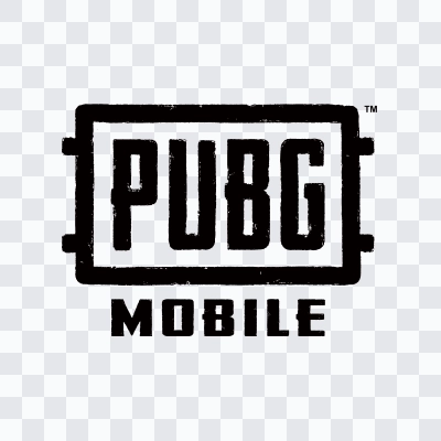 PUBG Mobile black logo in SVG format