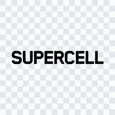 Supercell black wordmark SVG