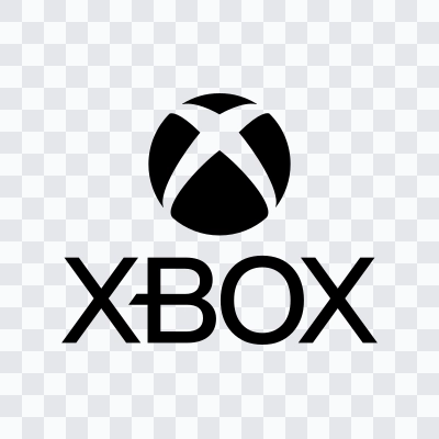 Xbox black logo in SVG format