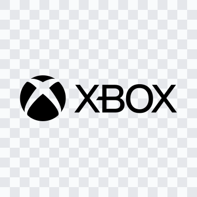 Xbox black logo in SVG format