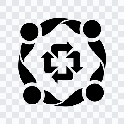 ikon BPJS Kesehatan hitam PNG