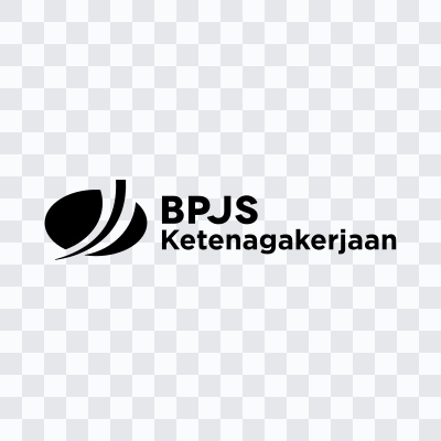Logo BPJS Ketenagakerjaan hitam format SVG