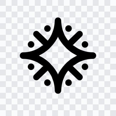 Kementerian Ekonomi Kreatif (Ekraf) black logo in PNG format