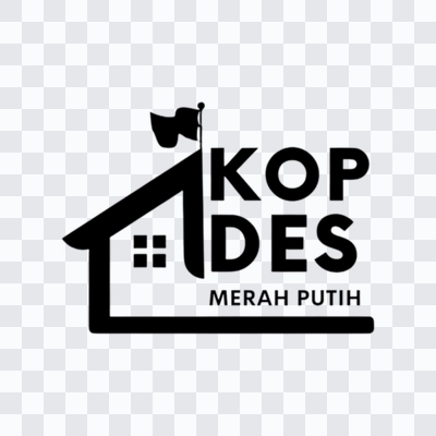 Koperasi Desa Merah Putih / Kopdes logo png black download