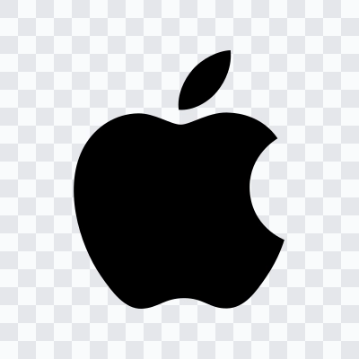 Apple black logo SVG