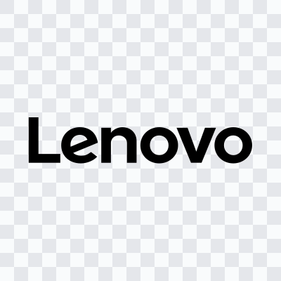 Lenovo black wordmark SVG