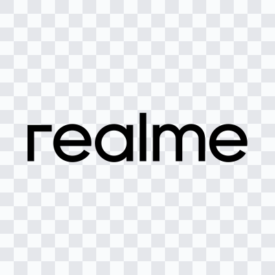 realme black logo SVG