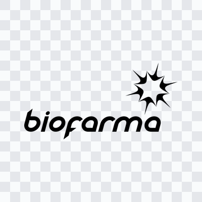 Bio Farma black logo in PNG format