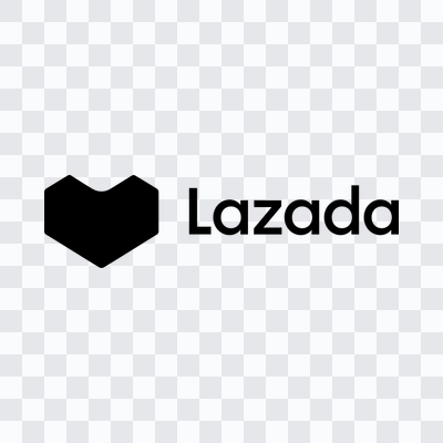 Lazada black logo in PNG format