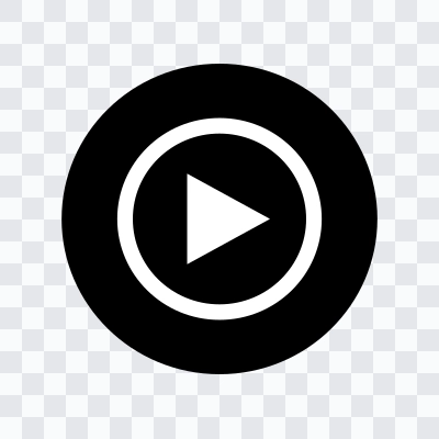 Youtube Music black icon in SVG format