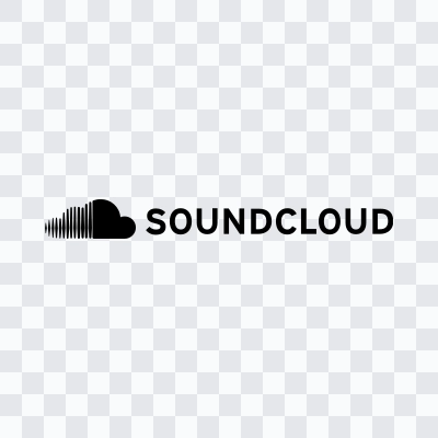 SoundCloud black logo in SVG format