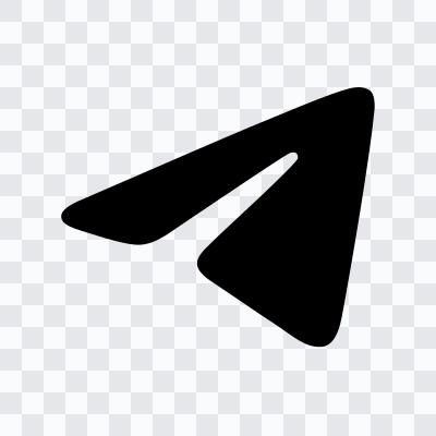 Telegram icon svg black download