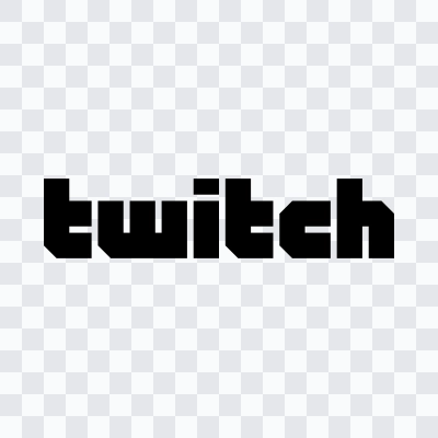 Twitch wordmark svg black download