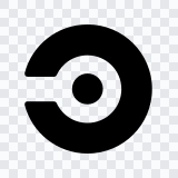 ikon CircleCI hitam SVG