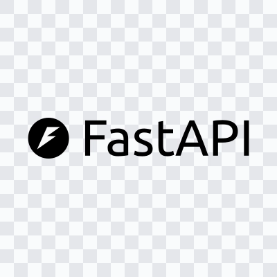 FastAPI black logo SVG