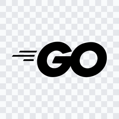 Golang black logo SVG