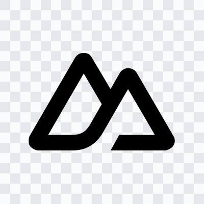 Nuxt black icon SVG