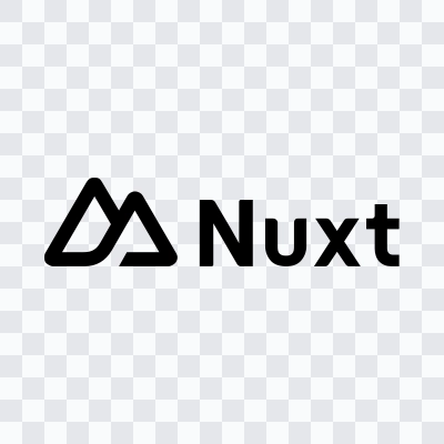 Nuxt black logo SVG