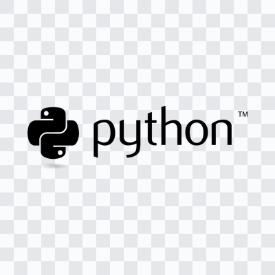 Python black logo PNG