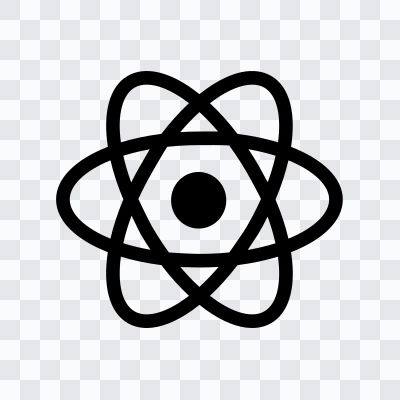 React black icon SVG