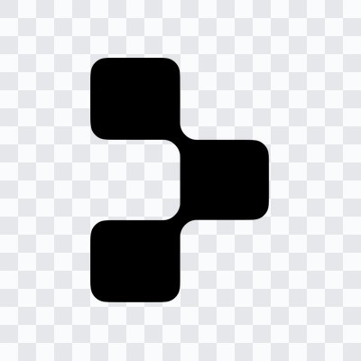 Replit black icon in PNG format