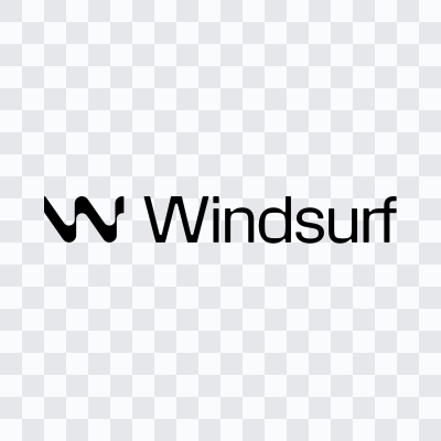 Windsurf black logo SVG