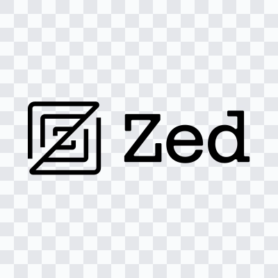 Zed black logo SVG