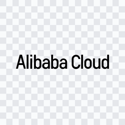 Alibaba Cloud black logo in SVG format