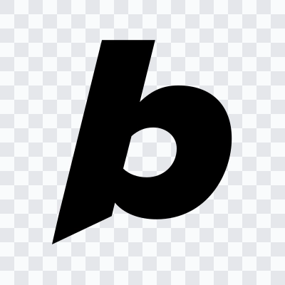 Bolt.new black icon in SVG format