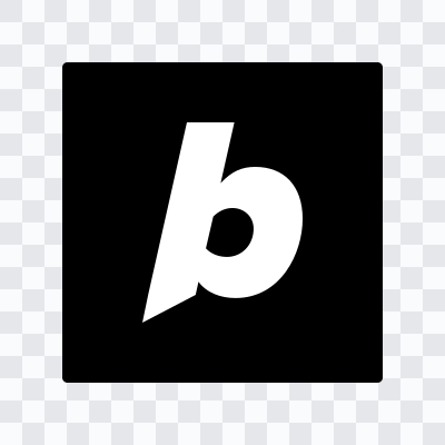Bolt.new black icon in SVG format