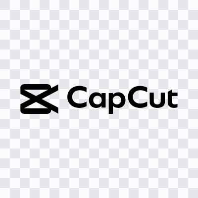 CapCut black logo SVG