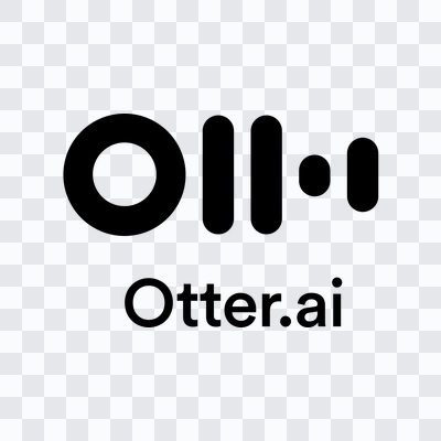 Otter AI black logo in PNG format