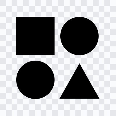 Reclaim AI black icon in PNG format