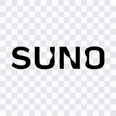 Suno black logo SVG