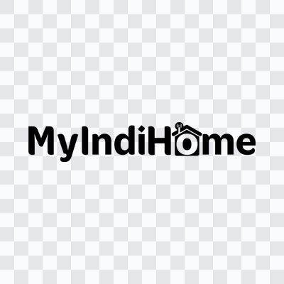 Indihome black logo PNG