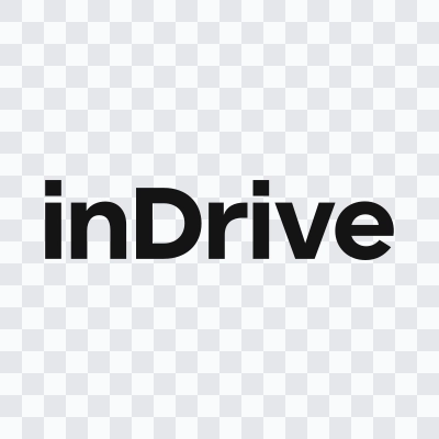 Logo inDrive hitam format SVG
