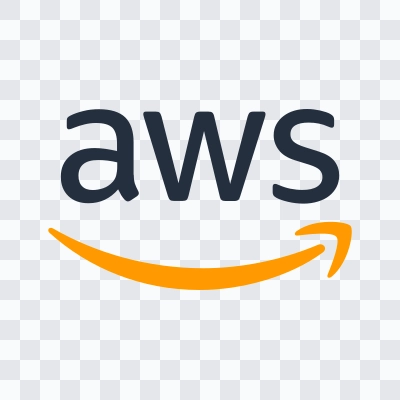 AWS logo svg dark download