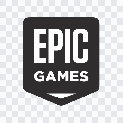 Epic Games colored logo in SVG format